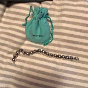 Tiffany silver ball bracelet